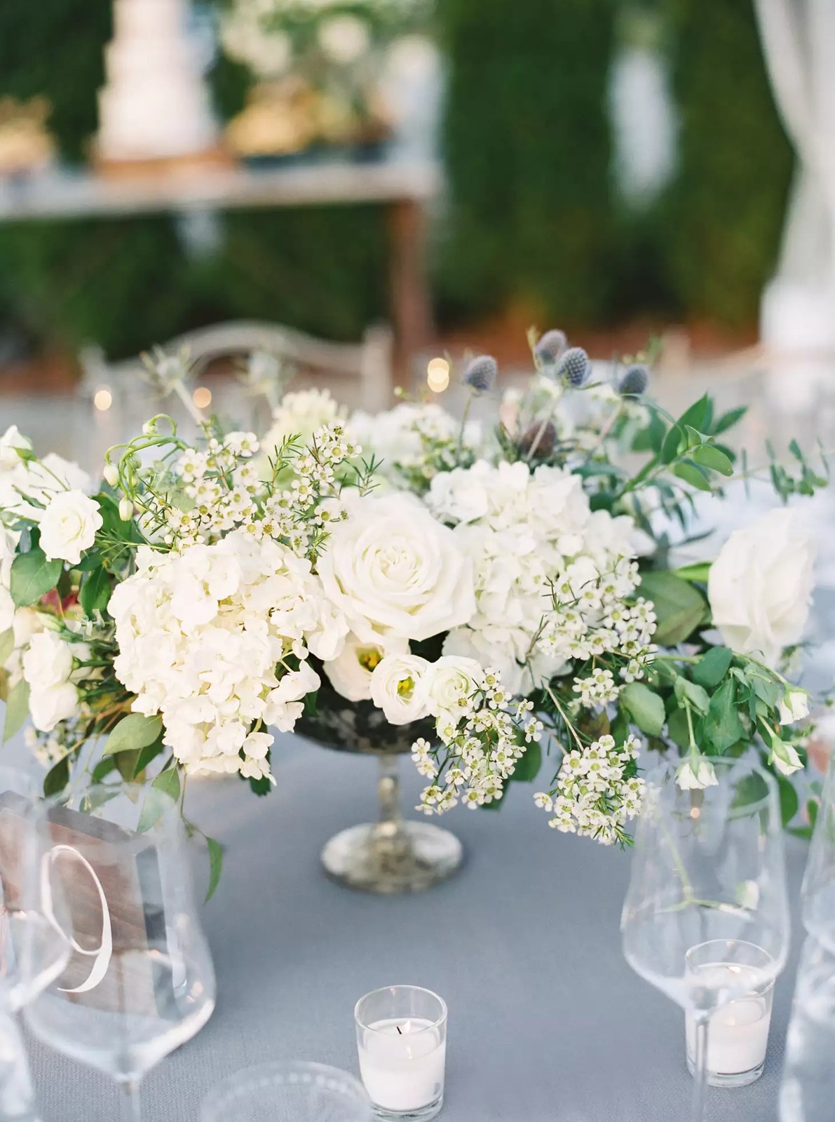 Floral tablescape
