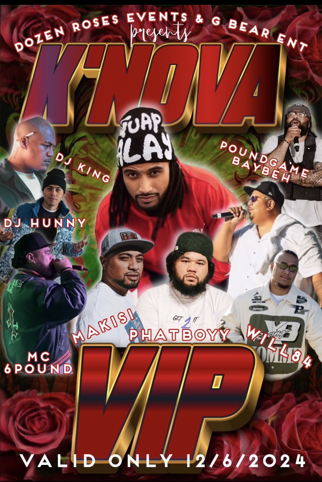 Concert event flyer