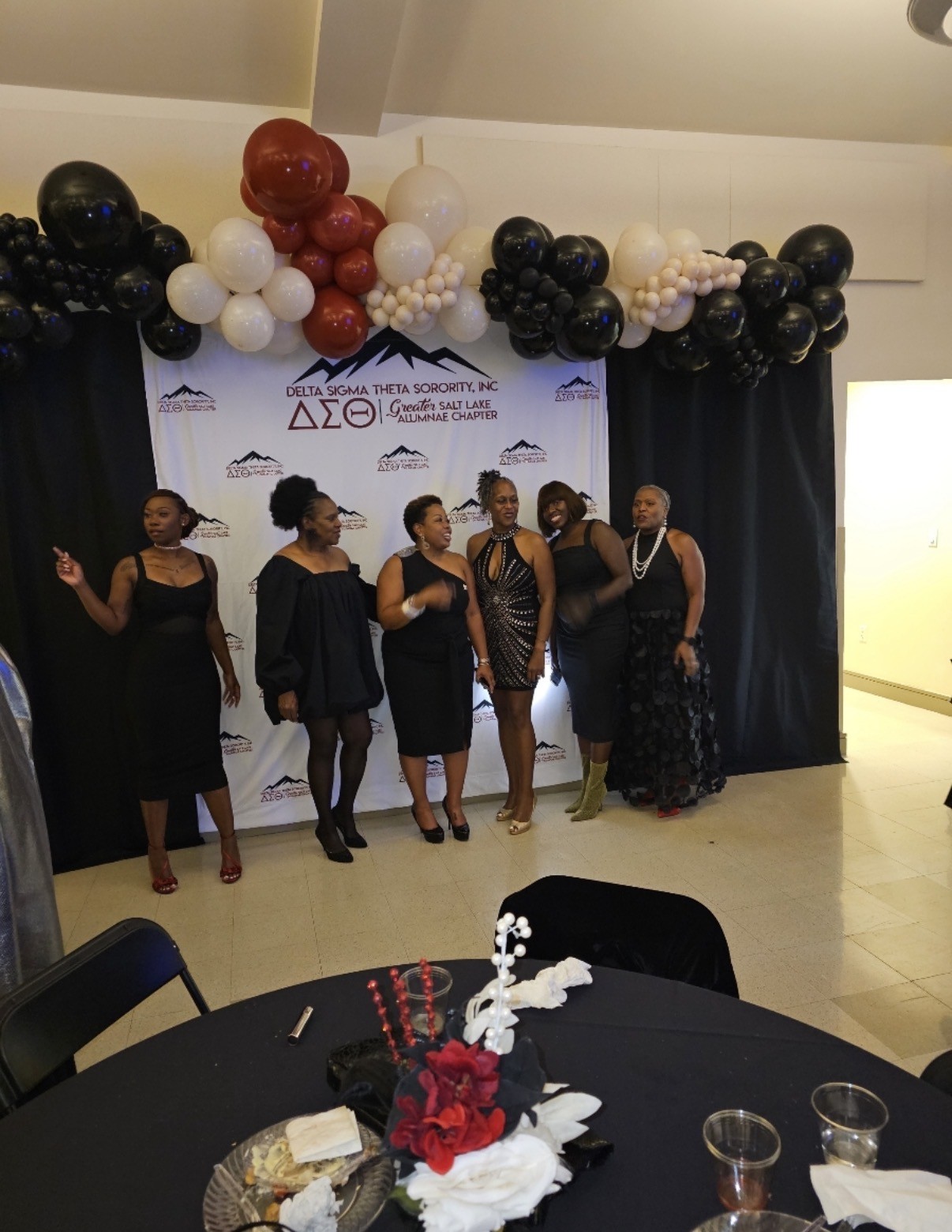 Celebration balloon backdrop