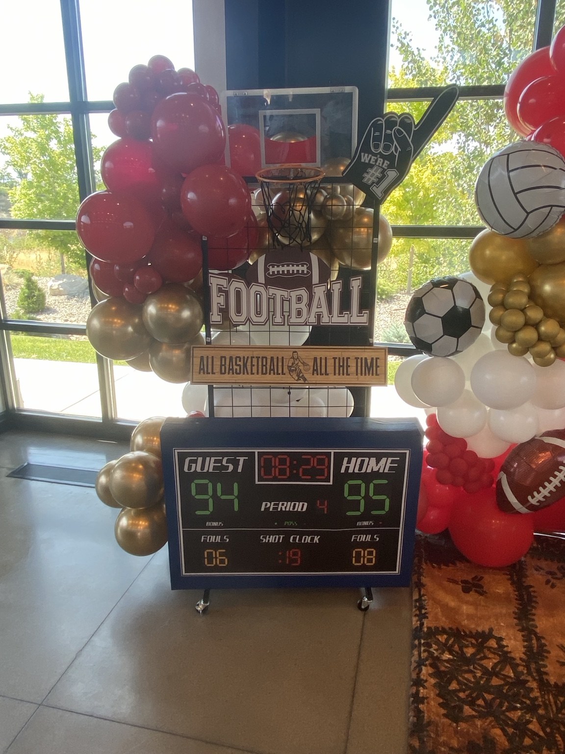Sports celebration details